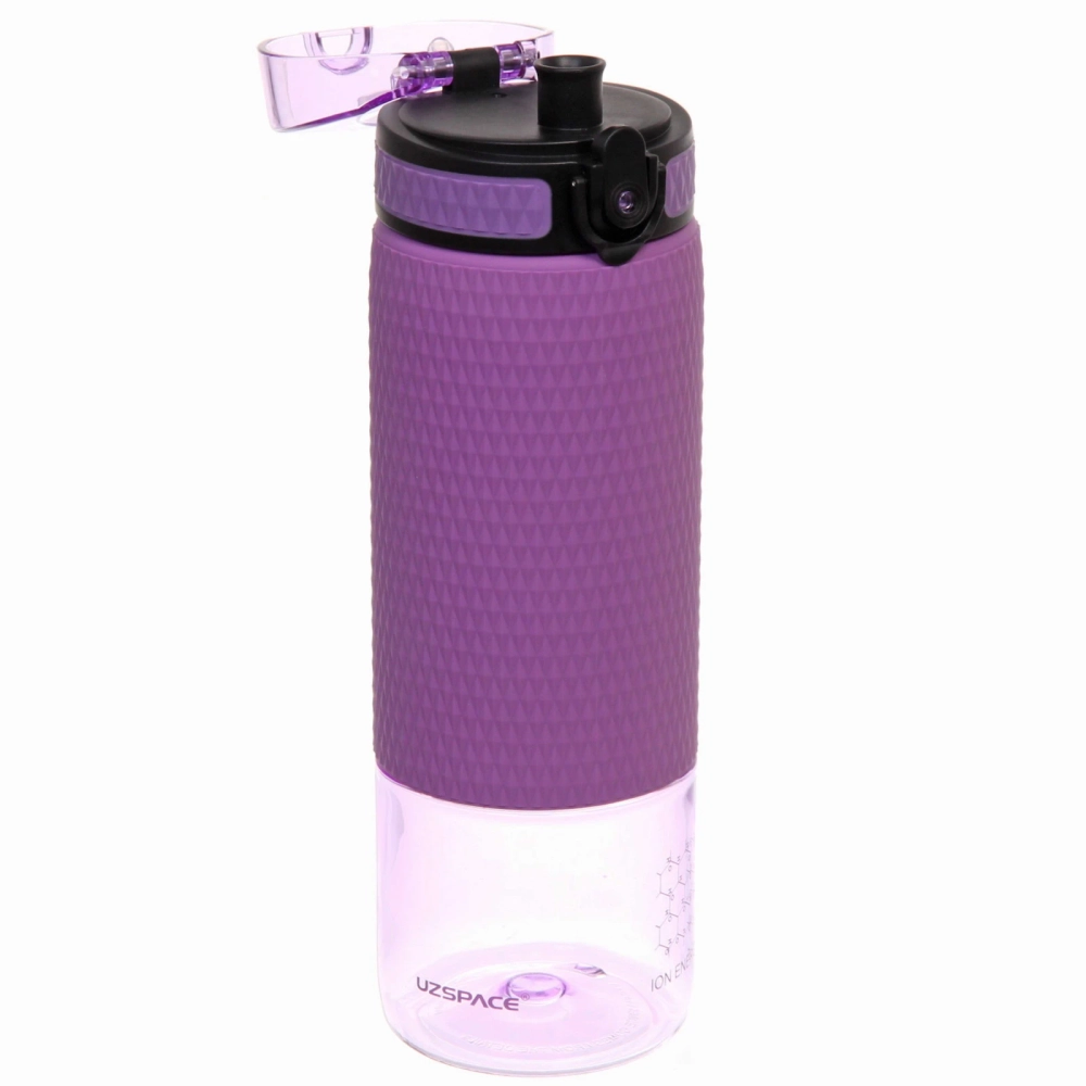 Бутылка спортивная UZSPACE Diamond 5057 с емкостью для фруктов (680 мл)