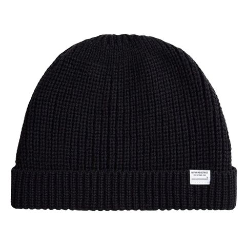 Шапка Alpha Industries Essential Watch Cap Black (Черная)