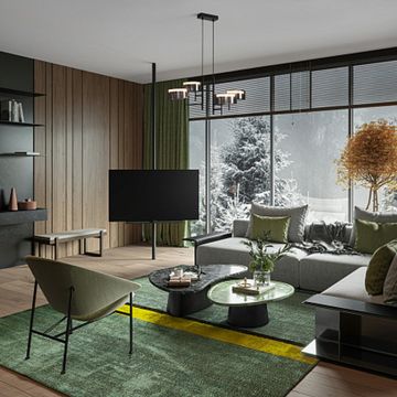 Подвесной светильник 6W 3000K FR5537PL-L6B черный Tower Freya