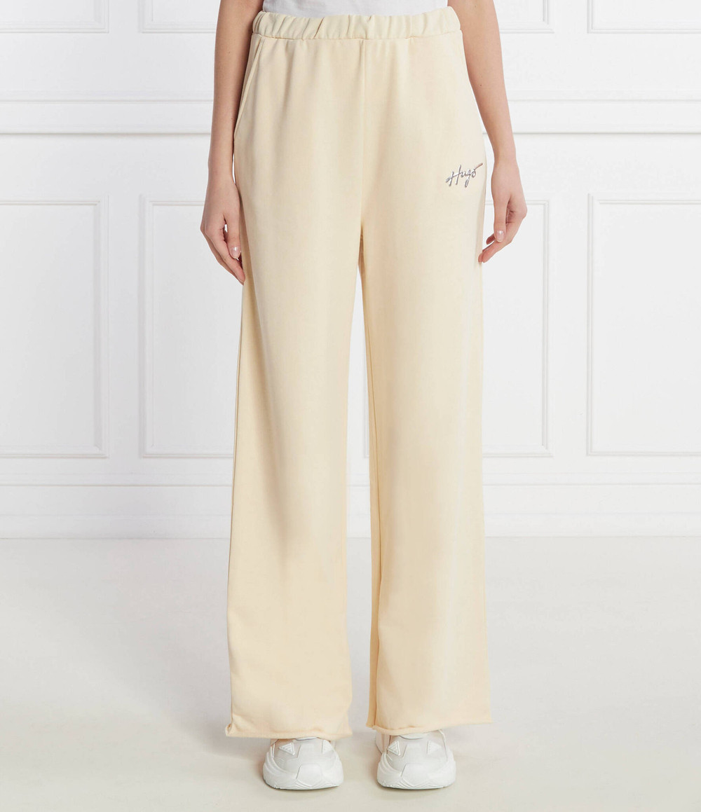 Спортивные штаны Nasuede_2 HUGO - бежевый(50508560)