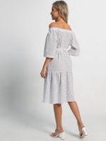 Платье с поясом Дафна (белое) П15522-8М LT Collection