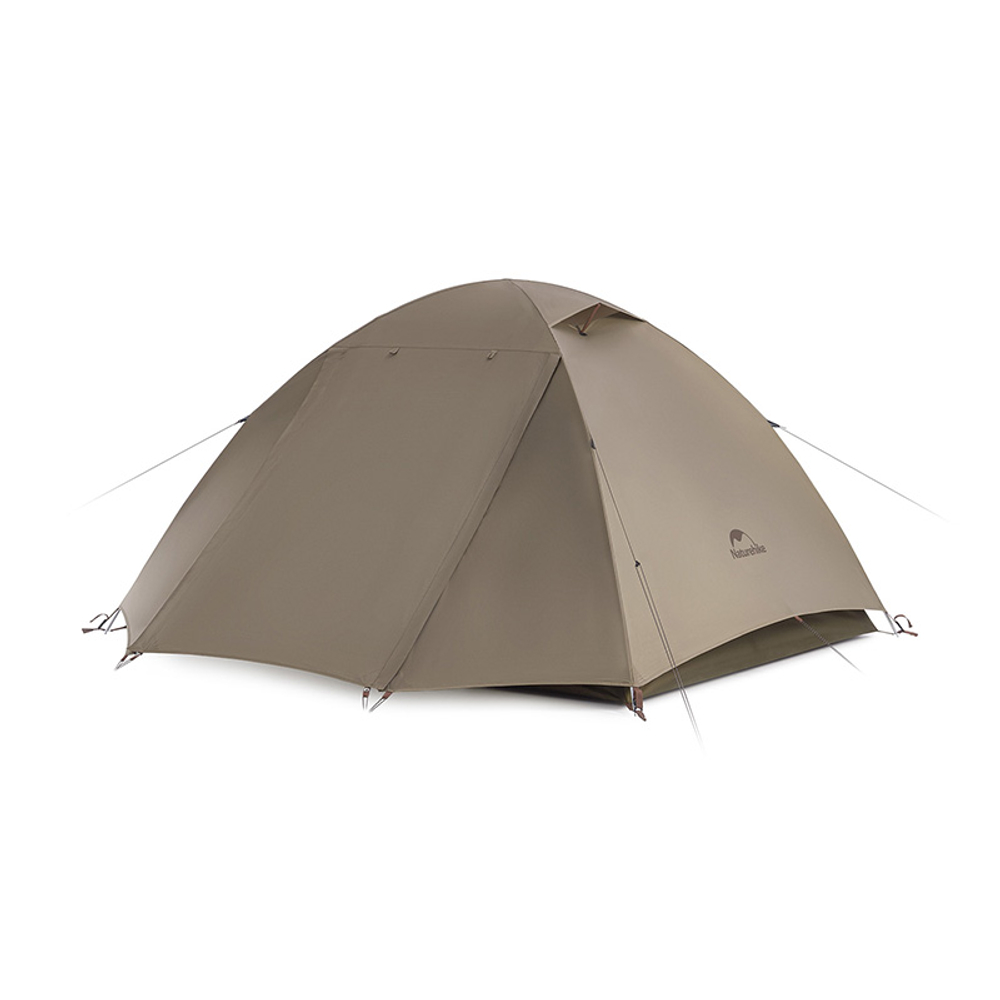 Палатка Naturehike Cloud-Creek (Yun chuan) 2-местная, алюминиевый каркас, коричневая, серия ВИНИЛ, артикул CNK2300ZP024-2LCBVE