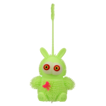 Мякиш волосатик со светом Зайка 9 см, 4 цвета, с-30420