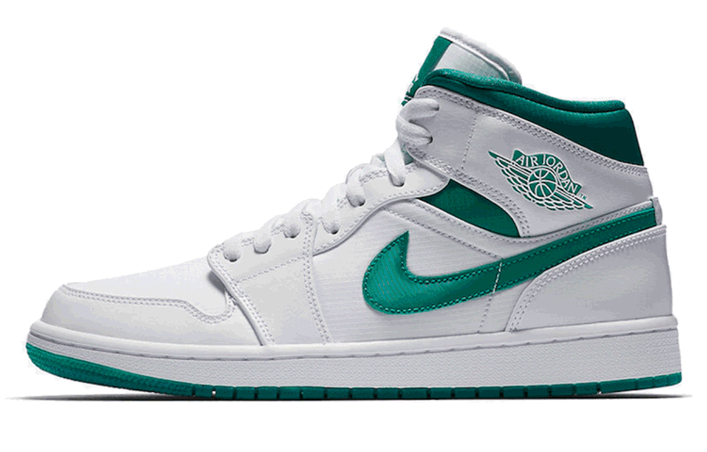 Кроссовки Jordan Air Jordan 1 Mid White Mystic Green
