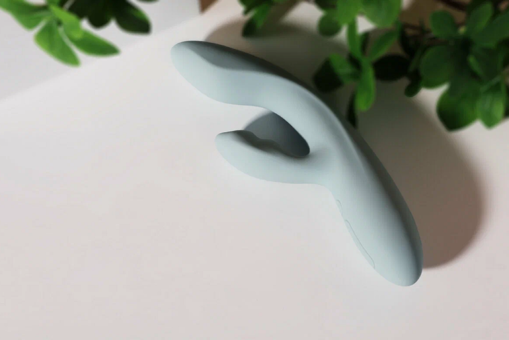 Вибростимулятор-кролик Chika с функцией нагрева 18,8 см