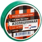 Изолента 15*10 зеленая «Klebebander»