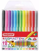 Фломастеры ПИФАГОР "Веселая такса", 12 цветов