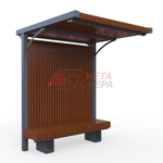 Пергола Греция со скамейкой