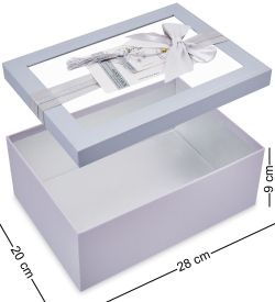 WF-177/3-B Коробка бол., сиренево-голубой