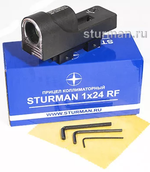 Прицел коллиматорный 1х24 RF, Sturman