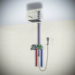 Душевая система Timo Selene SX-2039/03SM черная матовая