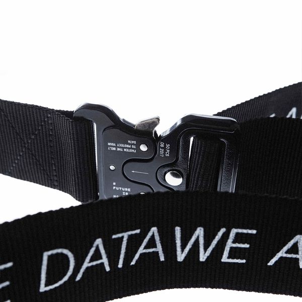 Ремень Futureisnown Post-digital Transfer Черный - фото 4