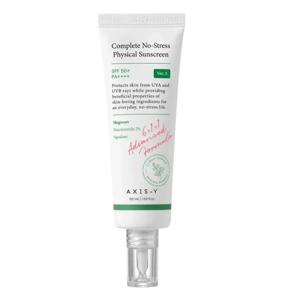 Солнцезащитный крем Axis-Y Complete No-Stress Physical Sunscreen SPF 50+ 50 мл