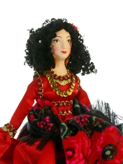 Кукла коллекционная фарфоровая Кармен