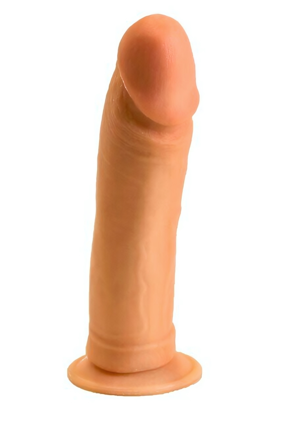 Фаллоимитатор реалистичный на присоске (19,5 см) (Цвет: телесный)
