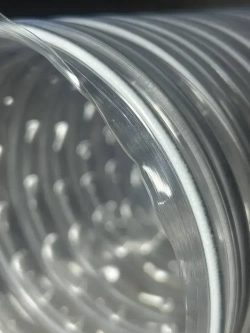 Воздуховод шланг рукав ПВХ 150 мм армированный проволокой шланг 3 м для аспирации стружкоотсоса и вытяжки