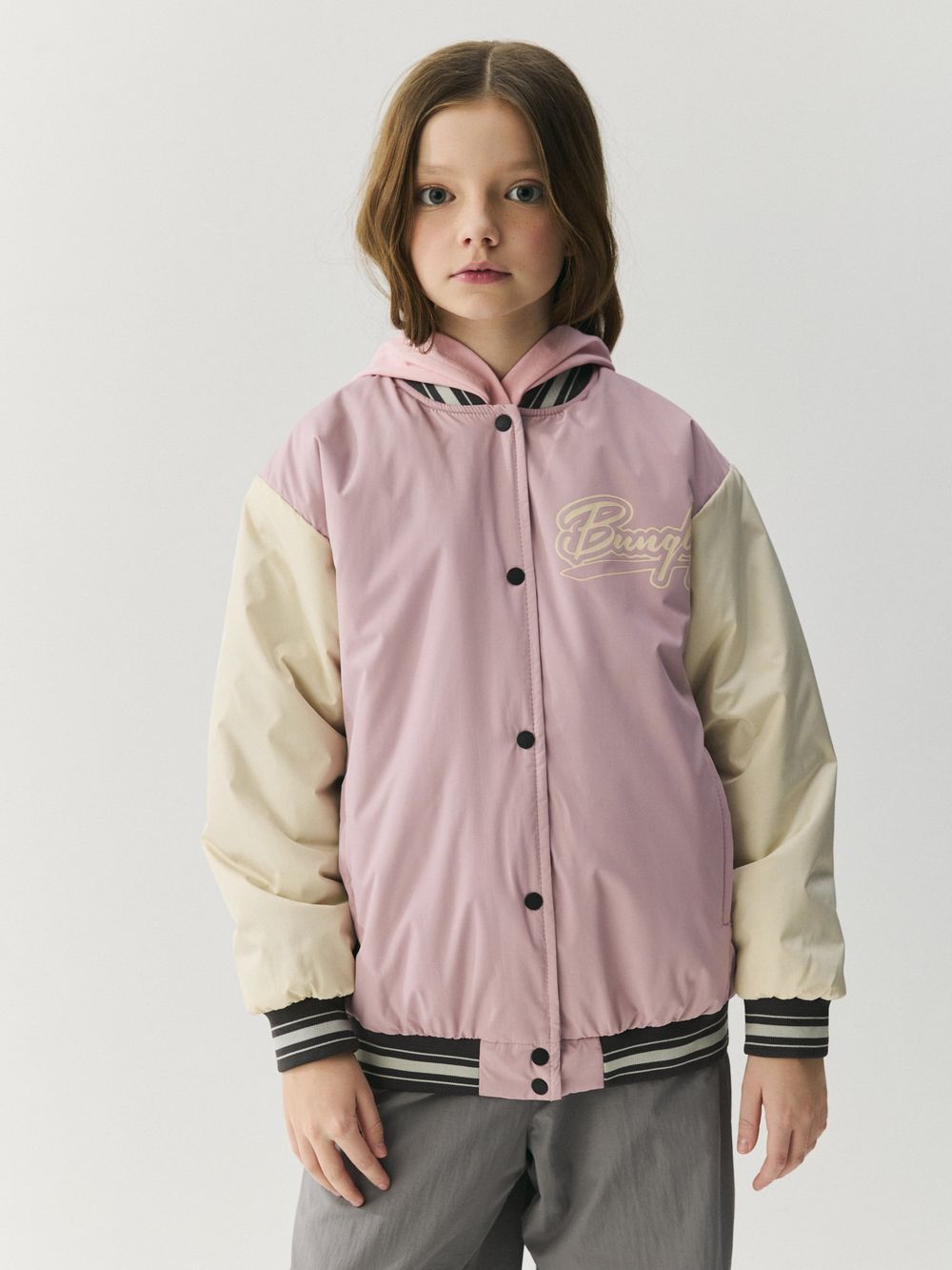 Бомбер с утеплителем "Роза" 7+