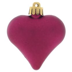 GAEM Набор из 6шт Украшение новогоднее "Сердце", L16 W2,5 H10,5 см