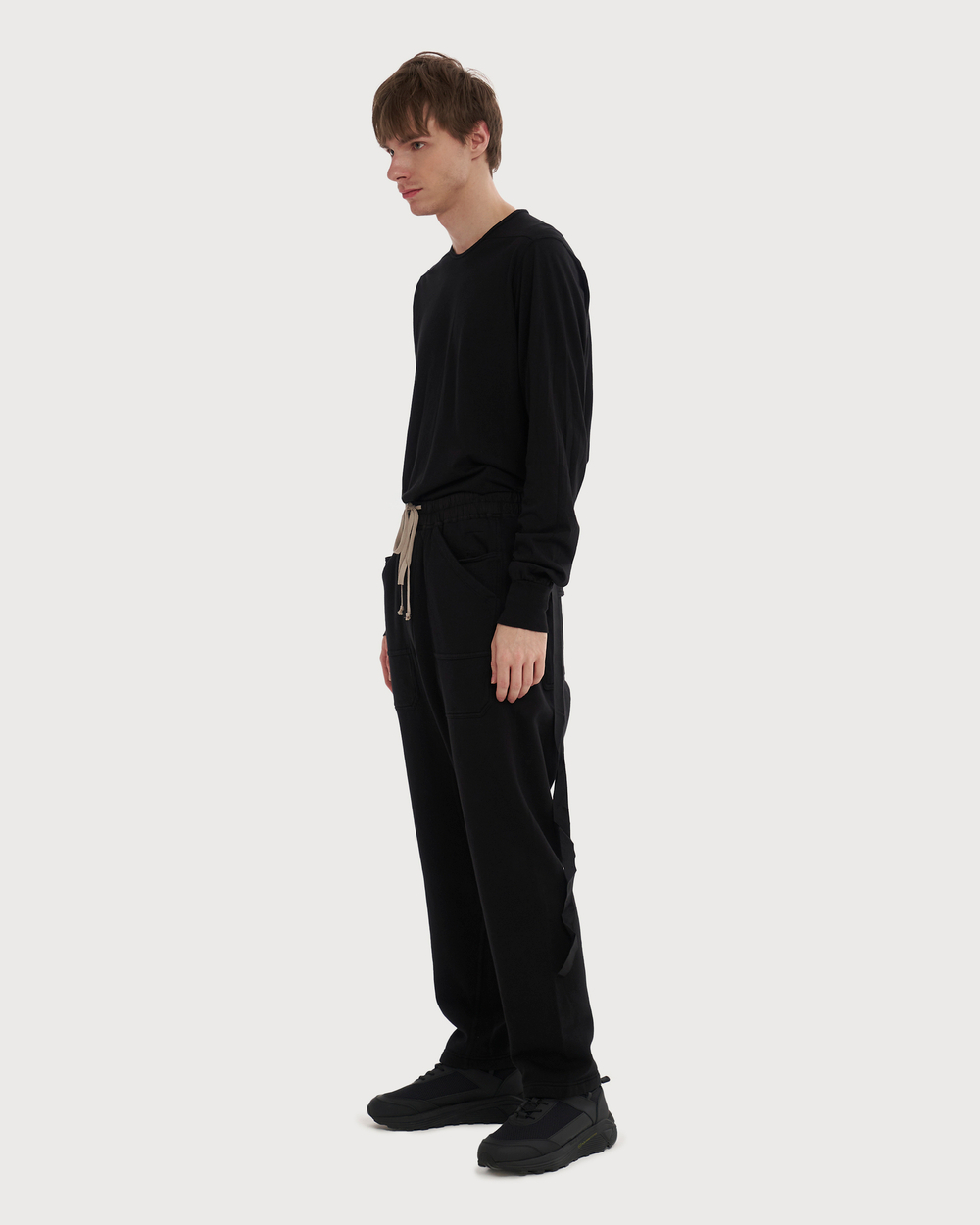 RICK OWENS DRKSHDW БРЮКИ ЧЕРНЫЕ FELPA CLASSIC CARGO