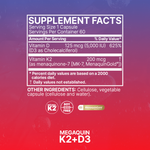 MicrobiomeLabs - MegaQuin K2+D3 60 capsules