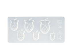 Irisk Формочки силиконовые для объемного дизайна, Клубника 6182