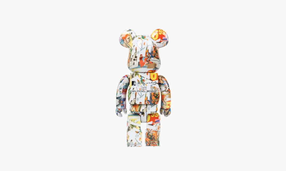 Bearbrick Andy Warhol x Jean Michel Basquiat #4 "400%"