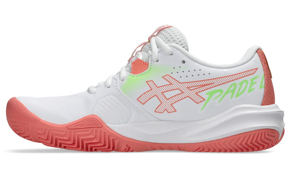 Женские кроссовки для Падел Asics Gel-Challenger 15 Padel - white/guava