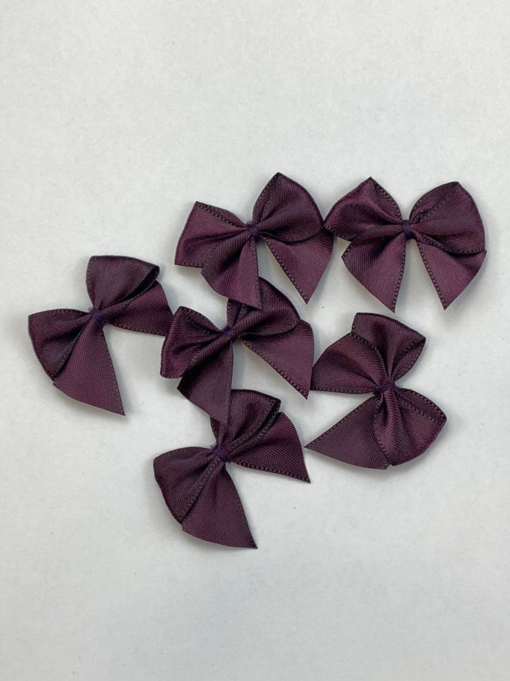Бантик темно-фиолетовый 3,5 см