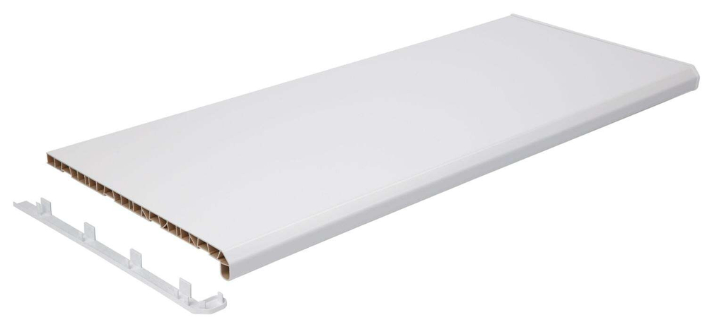 Подоконник DANKE КОМФОРТ - Белый матовый (202-100) - ширина 100мм.