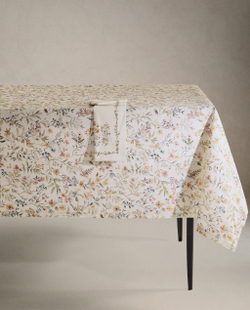 Zara Home скатерть из хлопка, цветочный мотив, 150 150 см · 5298/021