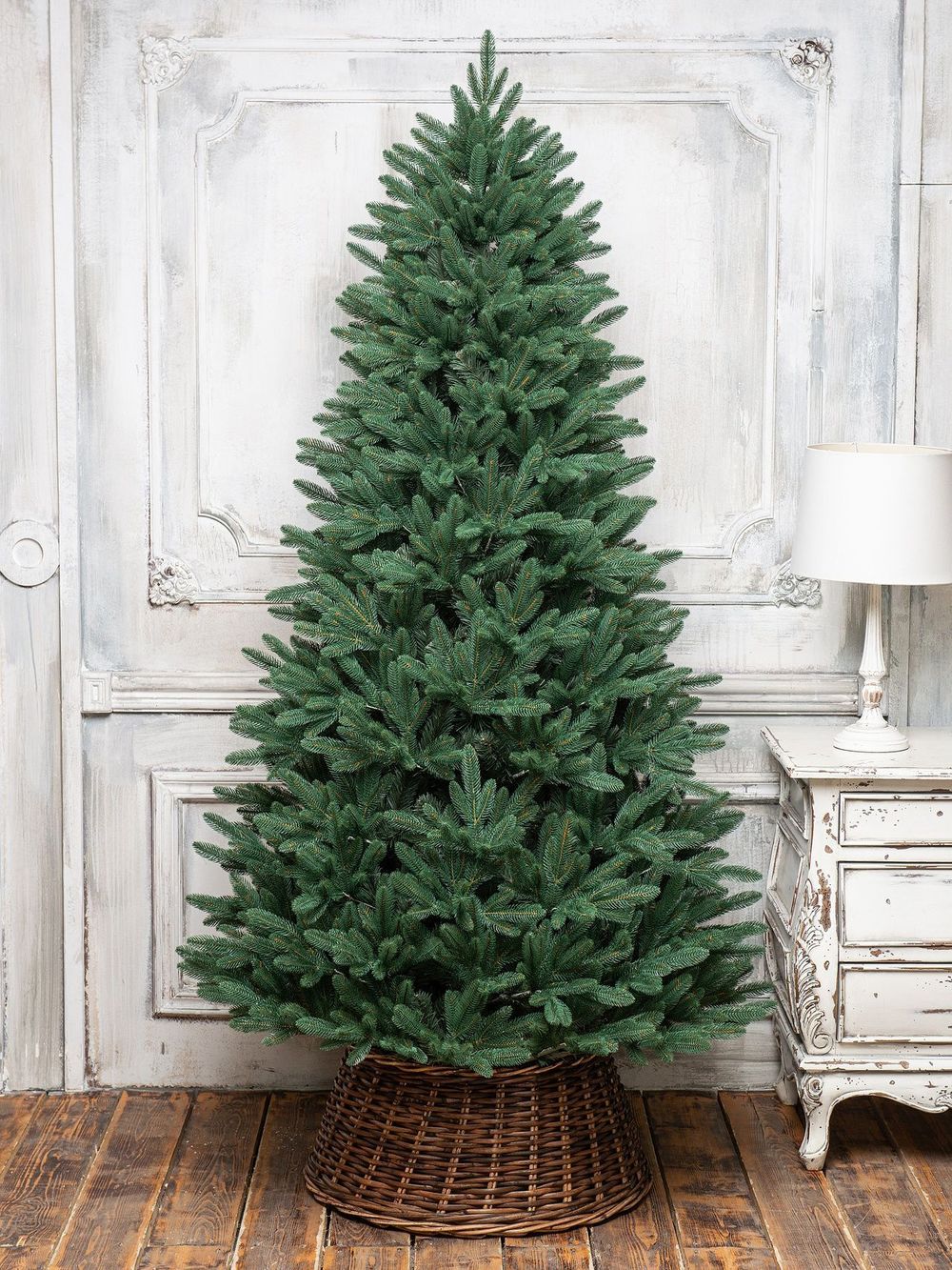 Ель голубая «Французская» (литая+пвх) 210 см / 2.1 м