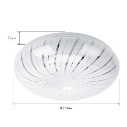 Светильник потолочный светодиодный ЭРА SPB-6-12-6,5K Meduza без ДУ 12Вт 6500K