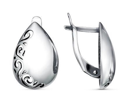 Серьги из серебра