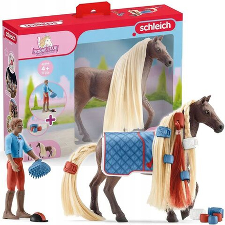 Фигурки Schleich Horse Club - Игровой набор Лео и Рокки Красавицы Софии - Шляйх Лошади 42586