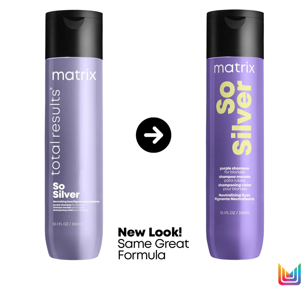 Matrix So Silver - шампунь, нейтрализующий желтоватые оттенки /   300  ml  / GTIN 3474630741713