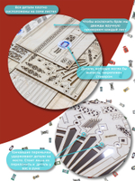 Сборная модель наличника «Бахромчатый»