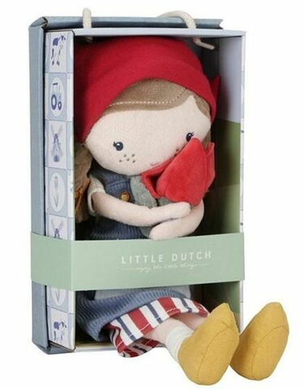 Мягкая игрушка Little Dutch Farmerka Rosa - Мягкая кукла-обнимашка Фермер Роза 35 см - Little Dutch LD4564