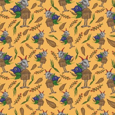 Русские сказки. Коза, избушка и птица.