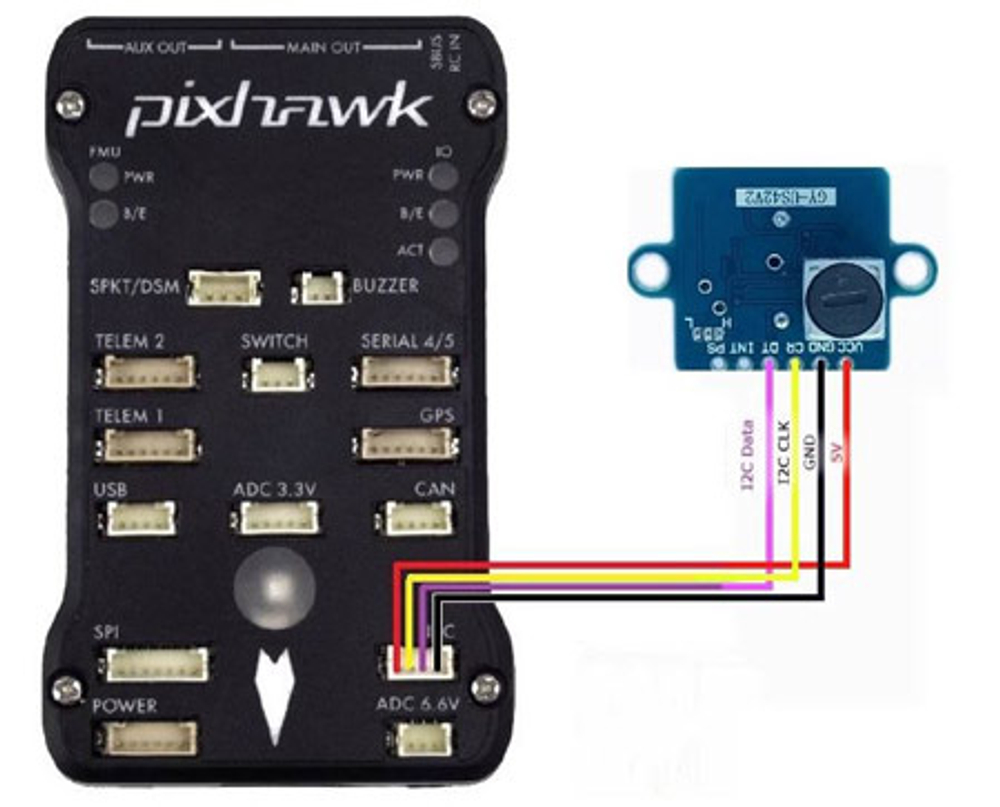 Дальномер GY-US42V2 Pixhawk APM