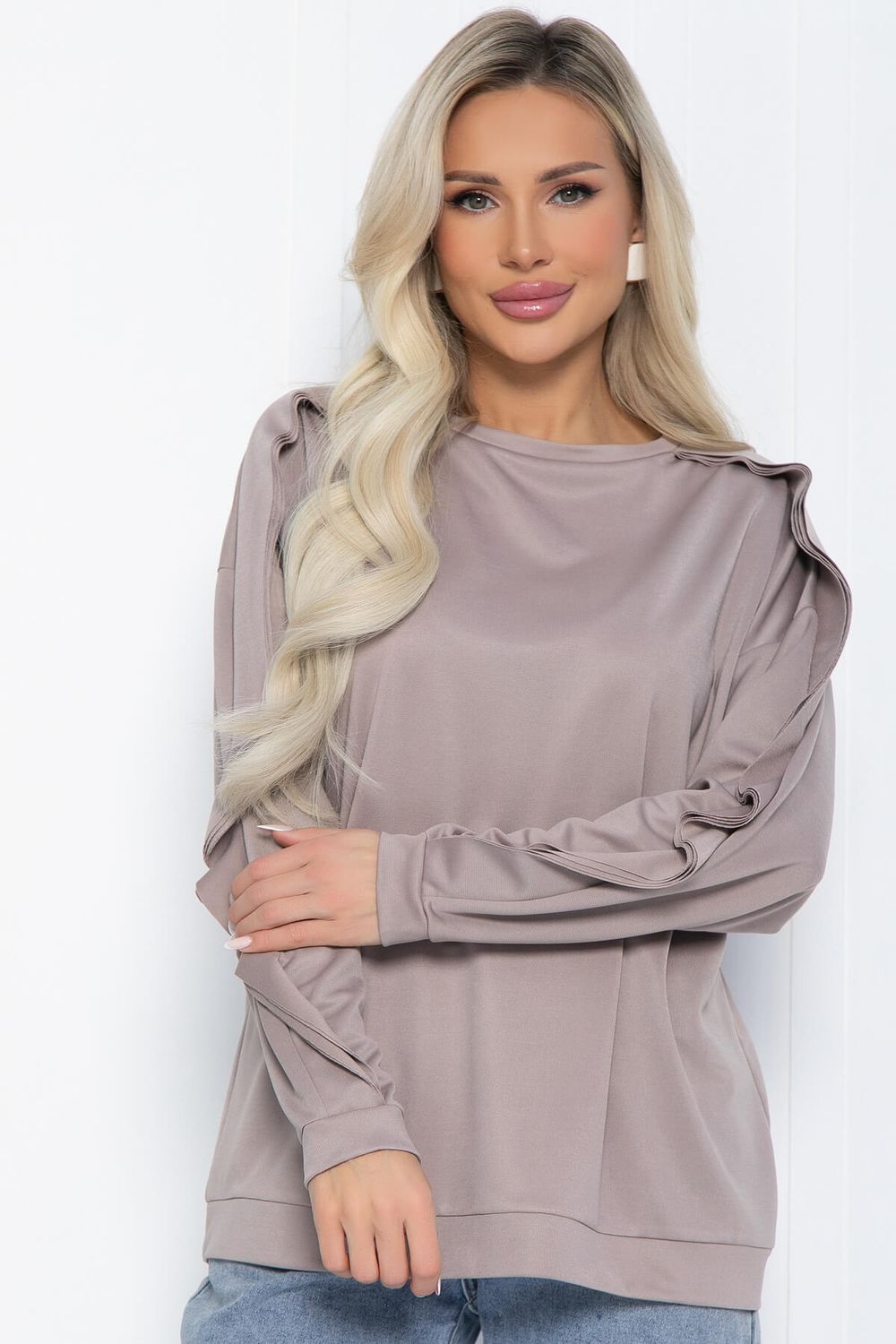 Джемпер Эвелина (пыльная роза) Б14353-5М LT Collection