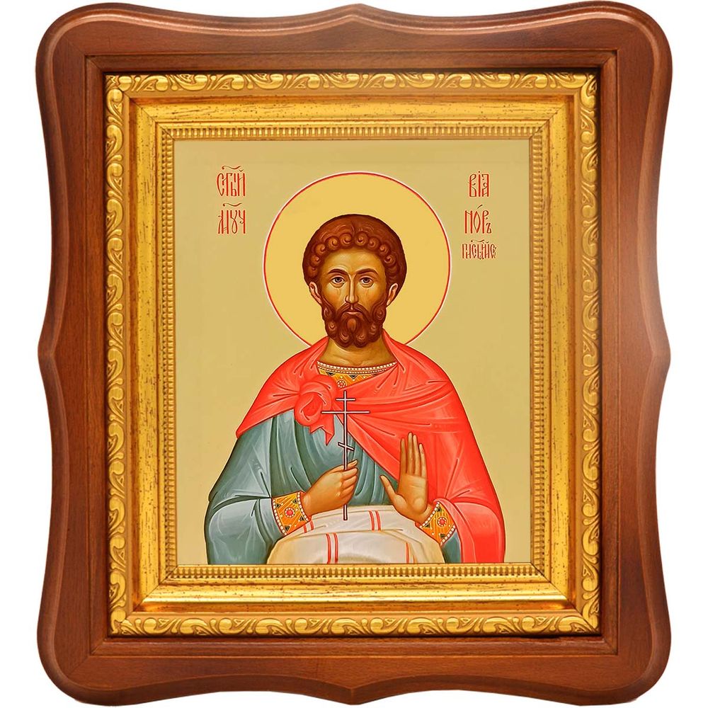 Вианор Писидийский святой мученик. Икона на холсте.