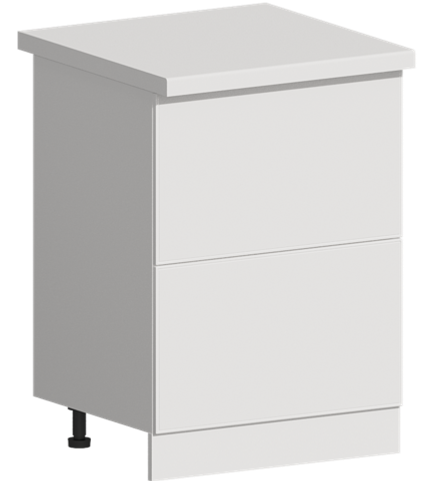 Кухня Модуль ШН2Я 600 Ликата / Белый Софт