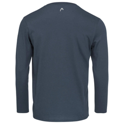 Футболка для мальчика теннисная Head Club 21 Cliff LS - navy