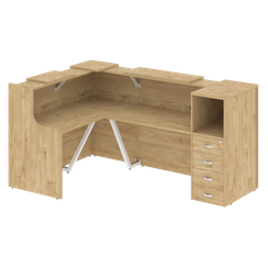 Onix Ресепшн O.R-K-25 Тиквуд Светлый 2373*1568*1187