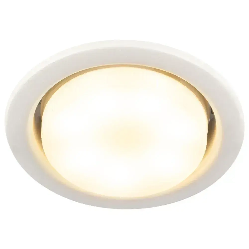 Встраиваемый светильник под лампу GX53 ЭРА KL35 SWH (k) белый матовый