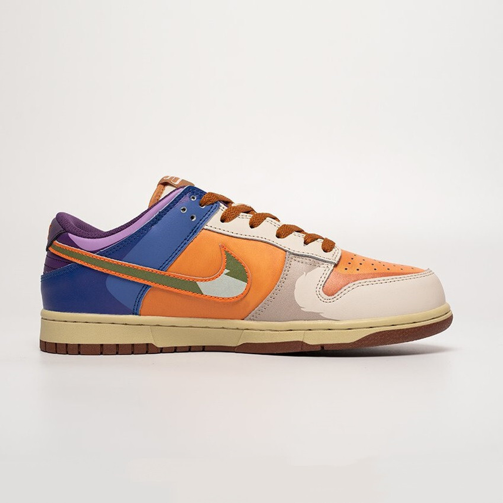 кроссовки Nike Dunk Low Orange / Multi-color