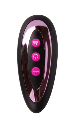 Реалистичный вибромассажёр с нагревом, вращением, возвратно-поступательными движениями и пультом ДУ