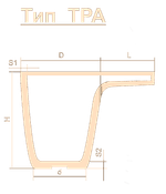 Тигель TPA 30 T Lн=80