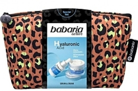 Уход за лицом Babaria Набор /Сыворотка для лица с гиалуроновой кислотой и Крем для лица с гиалуроновой кислотой