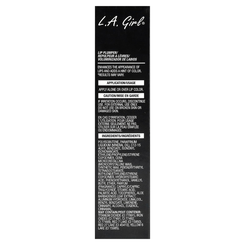 L.A. Girl, губная помада, блеск для настроения, GLP530 и черная вишня, 13 мл (0,44 жидк. унции)